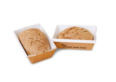 Corrugated cardboard trays for bakable products